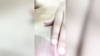 Skinny creamy pussy