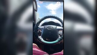 Pinay Risky Public Mall Parking almost got Caught