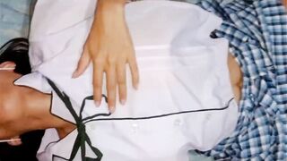 Pinay Secret fuck with my classmate in the garage